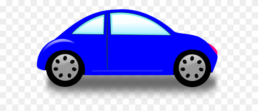 600x301 Синий Автомобиль Клипарт Игрушки Бесплатные Картинки - Простой Автомобиль Клипарт