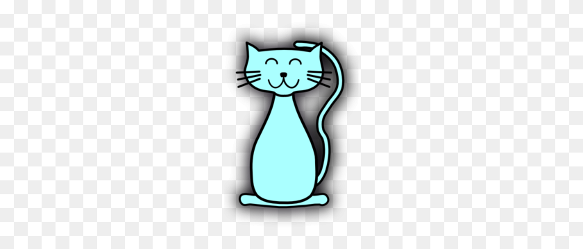 210x299 Blue Cat Clip Art - Cat Images Clip Art