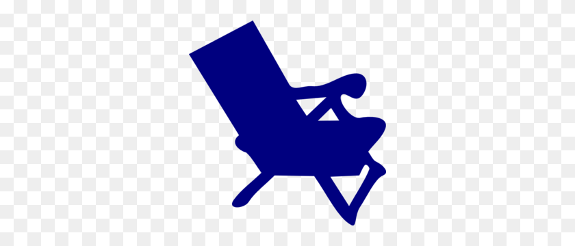 288x300 Blue Chair Clip Art - Catering Clipart
