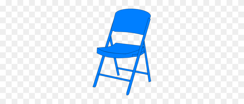 201x298 Blue Chair Fold Up Clip Art - Fold Clipart
