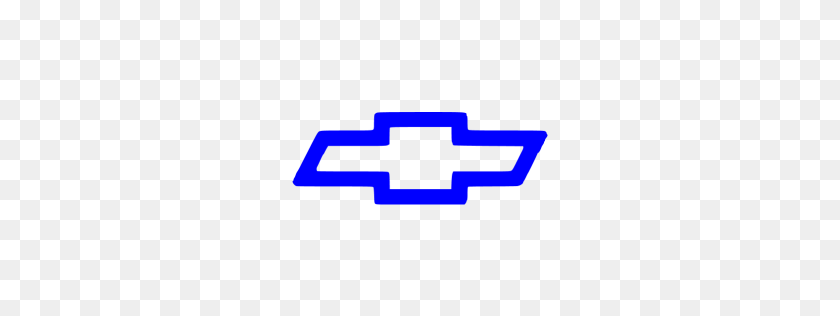 256x256 Значок Синий Шевроле - Логотип Шевроле Png