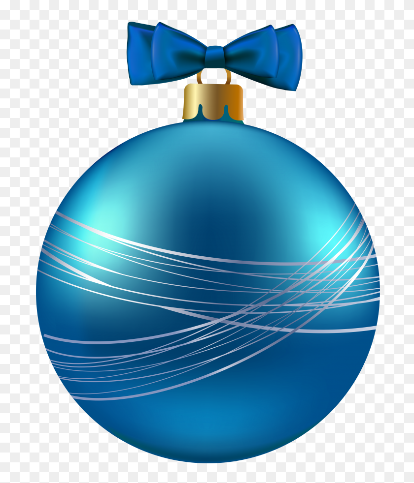 4818x5701 Синий Рождественский Орнамент Png Клипарт - Орнамент Png