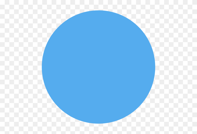 512x512 Círculo Azul Emoji - Círculo Azul Png