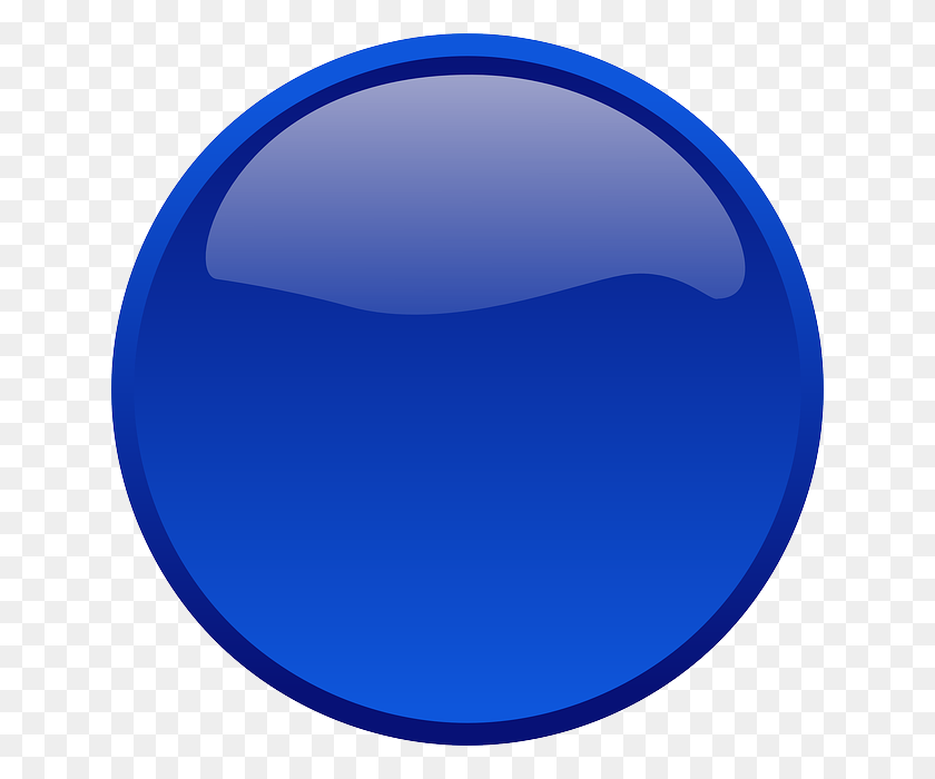 640x640 Значок Синий Круг - Значок Круг Png