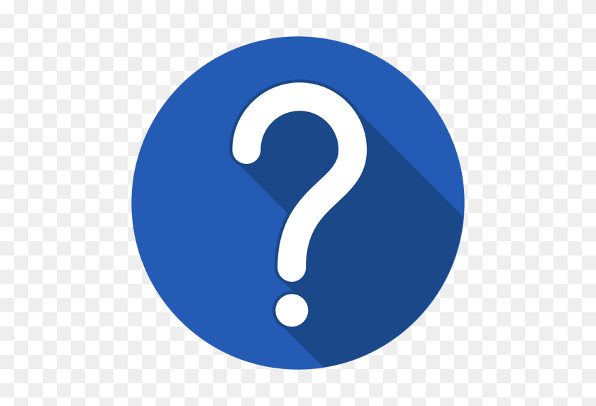 512x512 Blue Circle Question Mark Icon - Question Mark Icon PNG