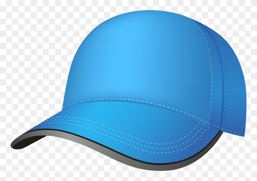 7000x4776 Blue Clipart Baseball Hat - Blue Ball Clipart