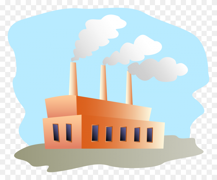 2400x1971 Blue Clipart Factory - Old Building Clipart