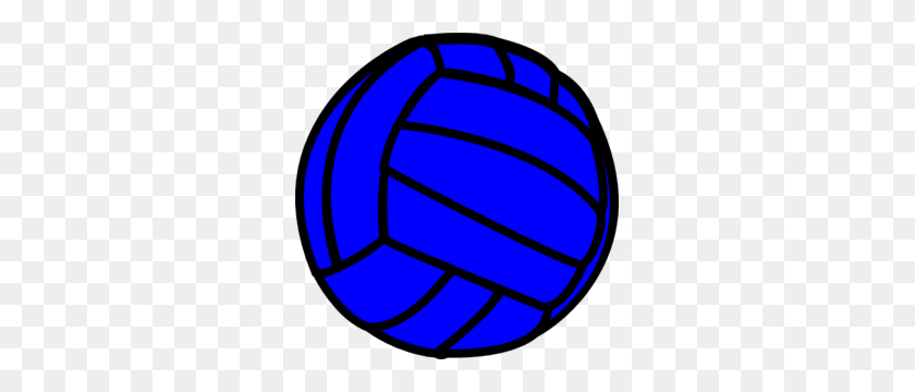297x300 Blue Clipart Volleyball - Volleyball Clipart PNG