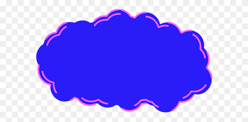 600x355 Голубое Облако Картинки - Газовое Облако Клипарт