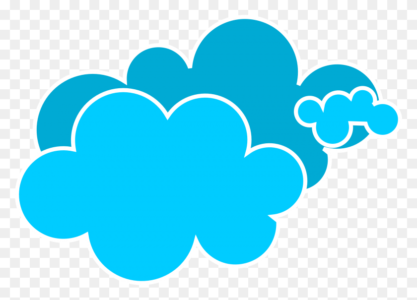 2400x1679 Blue Cloud Clipart Png Clip Art Images - Rain Clipart