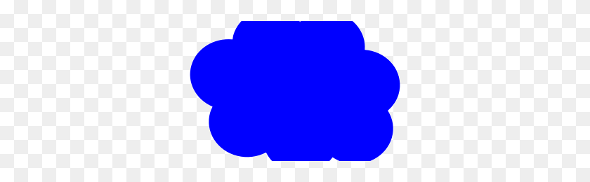 300x200 Nube Azul Png Imagen Png - Nubes Azules Png