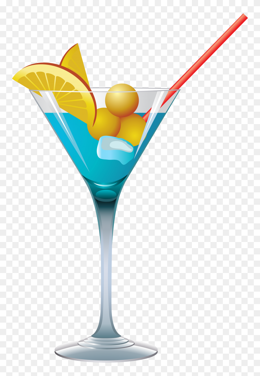 2706x4000 Blue Cocktail Png Clipart - Wine Clipart