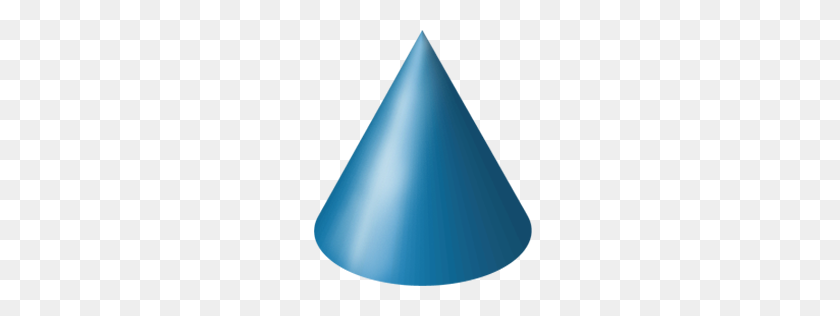 256x256 Blue Cone Png Image Royalty Free Stock Png Images For Your Design - Cone PNG