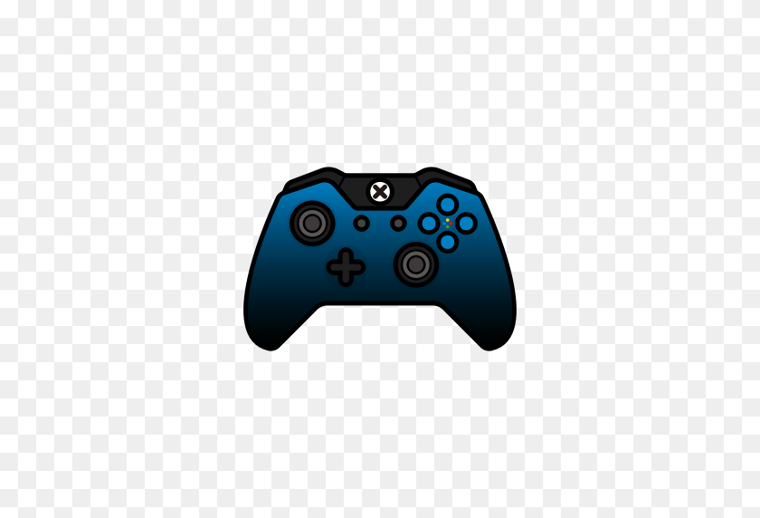 512x512 Azul, Controlador, Anochecer, Jugador, Icono De Xbox One - Controlador Xbox Png