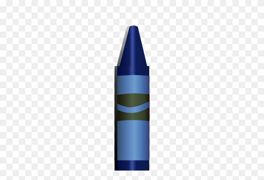 512x512 Azul, Icono De Crayón - Crayón Png