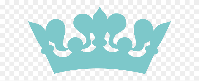 600x282 Blue Crown Princes Png, Clip Art For Web - Crown PNG Clipart