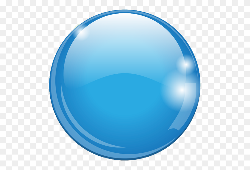 512x512 Blue Crystal Ball - Crystal Ball PNG