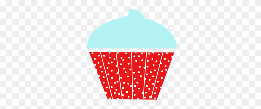 300x291 Blue Cupcake Png, Clip Art For Web - Baking Clipart PNG
