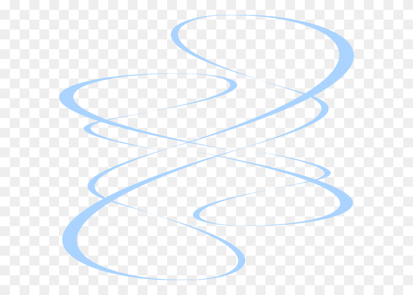 600x540 Blue Curve Lines Png, Clip Art For Web - Line Design Clipart