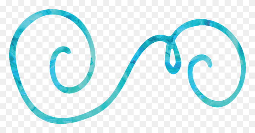 1024x500 Blue Curved Line Cartoon Transparent Free Png Download Png - Curved Line PNG