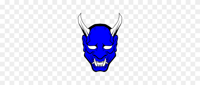 222x298 Blue Devil Face Clip Art - Blue Devil Clipart