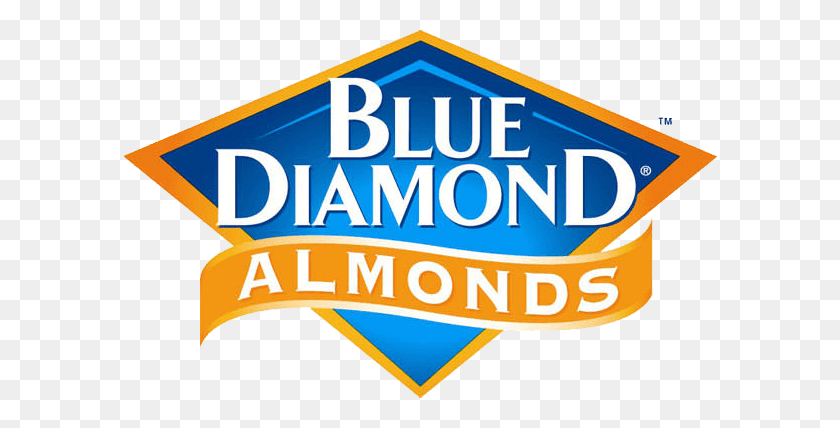 594x368 Логотип Голубой Алмазный Миндаль - Алмазный Логотип Png