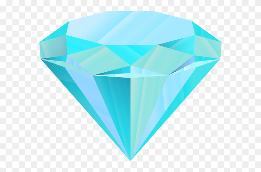 600x494 Blue Diamond Clip Art Png - PNG Diamond