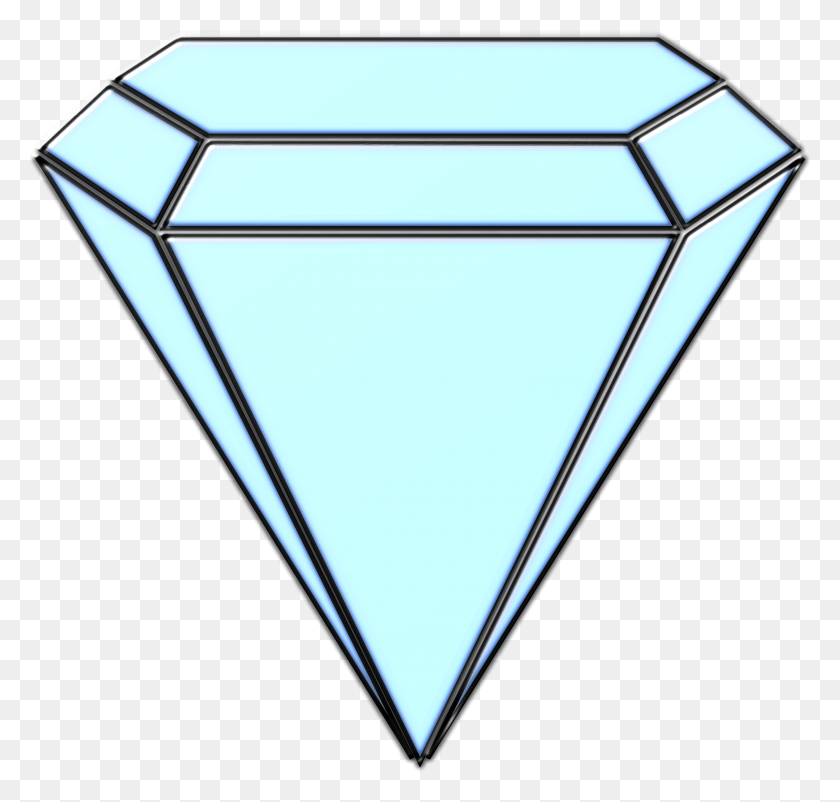 2400x2285 Diamante Azul Imágenes Prediseñadas Imágenes Prediseñadas - Forma De Diamante Png