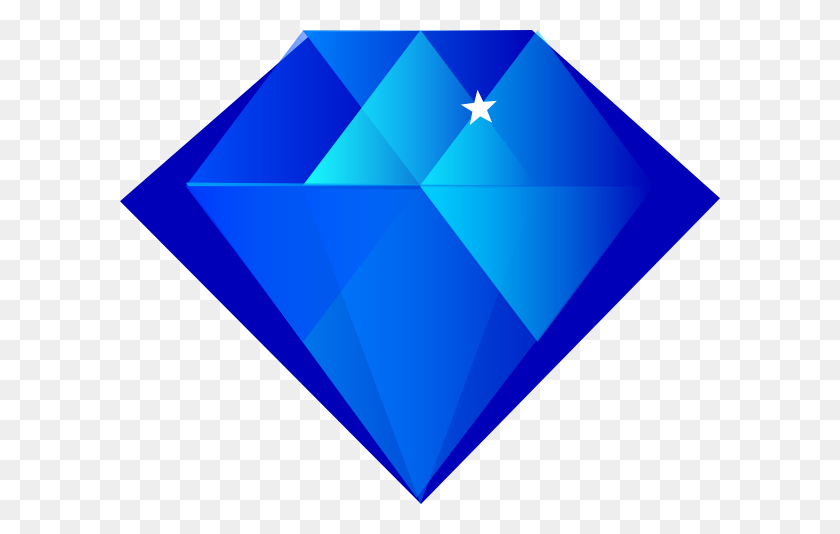 600x474 Blue Diamond Png, Clip Art For Web - Diamond Images Clipart