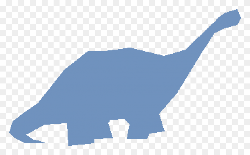 2207x1304 Blue Dinosaur Shape Vector Clipart Image - Yellowstone Clipart