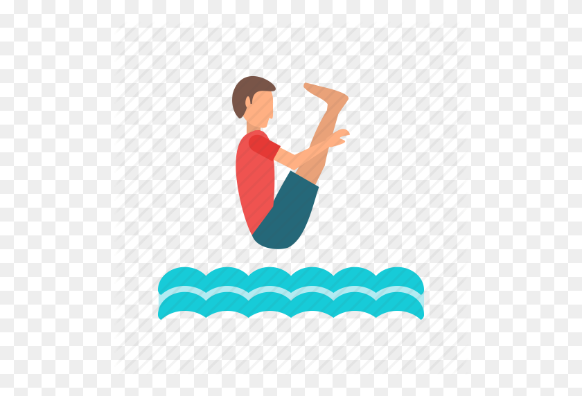 512x512 Blue, Diving, Olympic, People, Pool, Race, Swimming Icon - People Swimming PNG