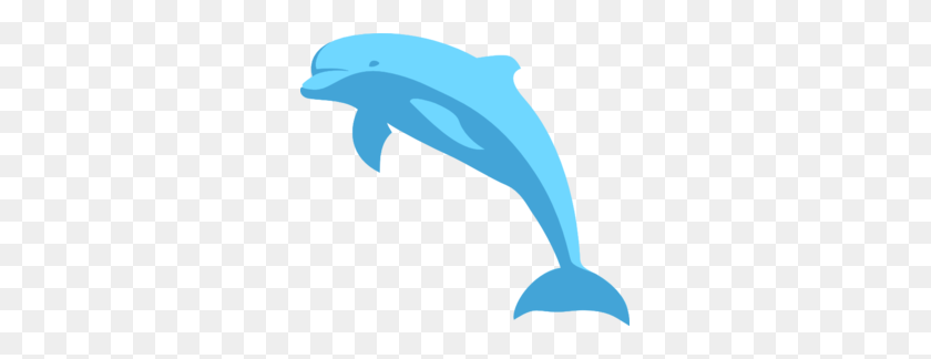 297x264 Blue Dolphin Clip Art - Free Dolphin Clipart