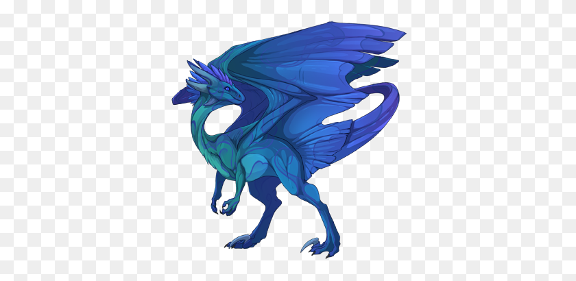 350x350 Asociación De Criadores De Dragones Azules !! Flight Rising Discusión - Dragón Azul Png