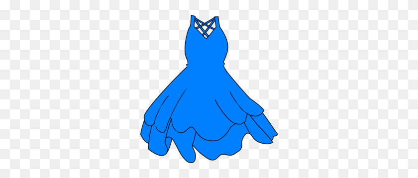 276x298 Vestido Azul Clipart - Dress Code Clipart