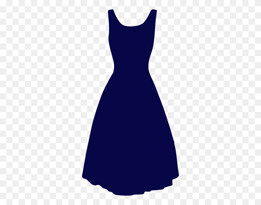 312x599 Blue Dress Clipart - Belle Dress Clipart