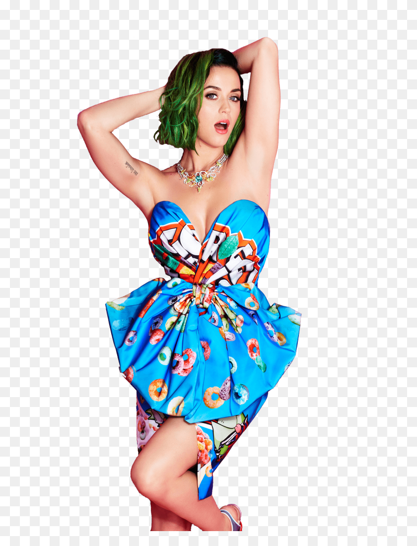 1500x2000 Blue Dress Katy Perry Transparent Png - Katy Perry PNG