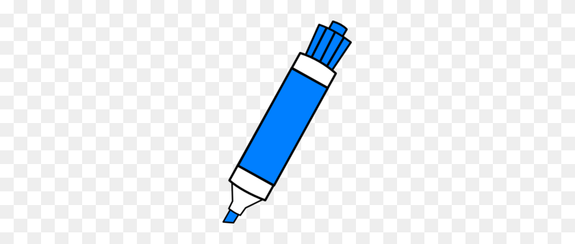 189x297 Blue Dry Erase Marker Clip Art - Whiteboard Clipart