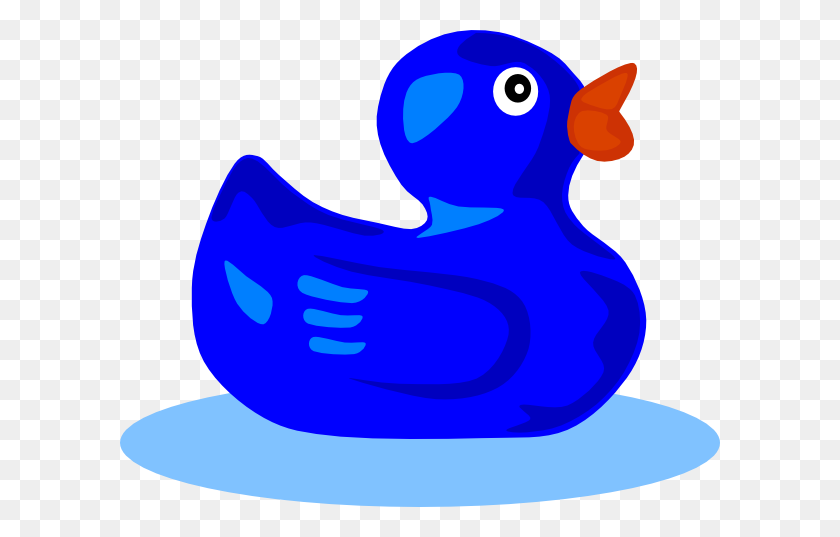 600x477 Blue Duck Clip Art - Duck Clipart PNG
