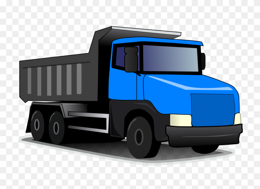 1280x905 Blue Dump Truck - Dump Truck PNG