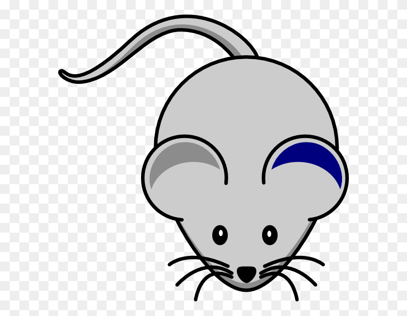 600x592 Blue Ear Mouse Png, Clip Art For Web - Ears PNG