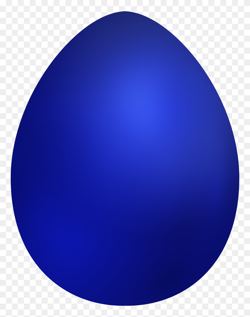 3879x5000 Blue Easter Egg Png Clip Art - Blue Circle Clipart