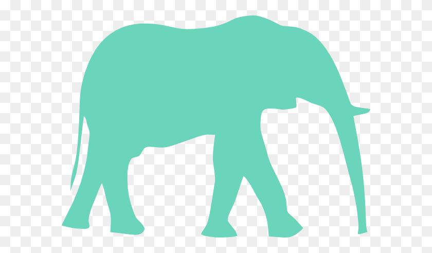 600x432 Blue Elephant Png, Clip Art For Web - Blue Elephant Clipart