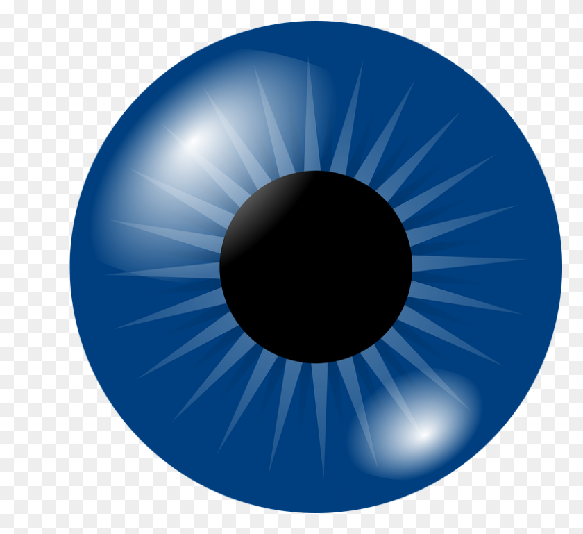 791x720 Blue Eye Clip Art Free Vector In Open Office Drawing - London Eye Clipart
