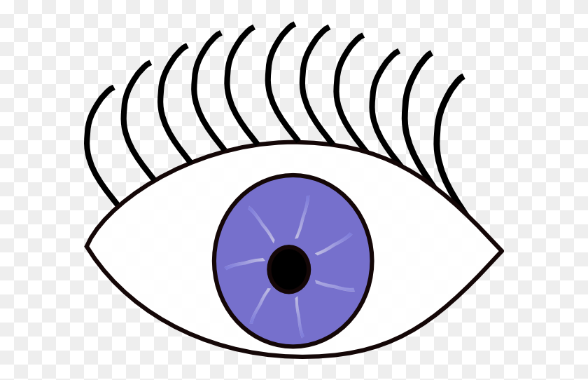 600x482 Blue Eyes Clipart Line Art - Eye Contact Clipart