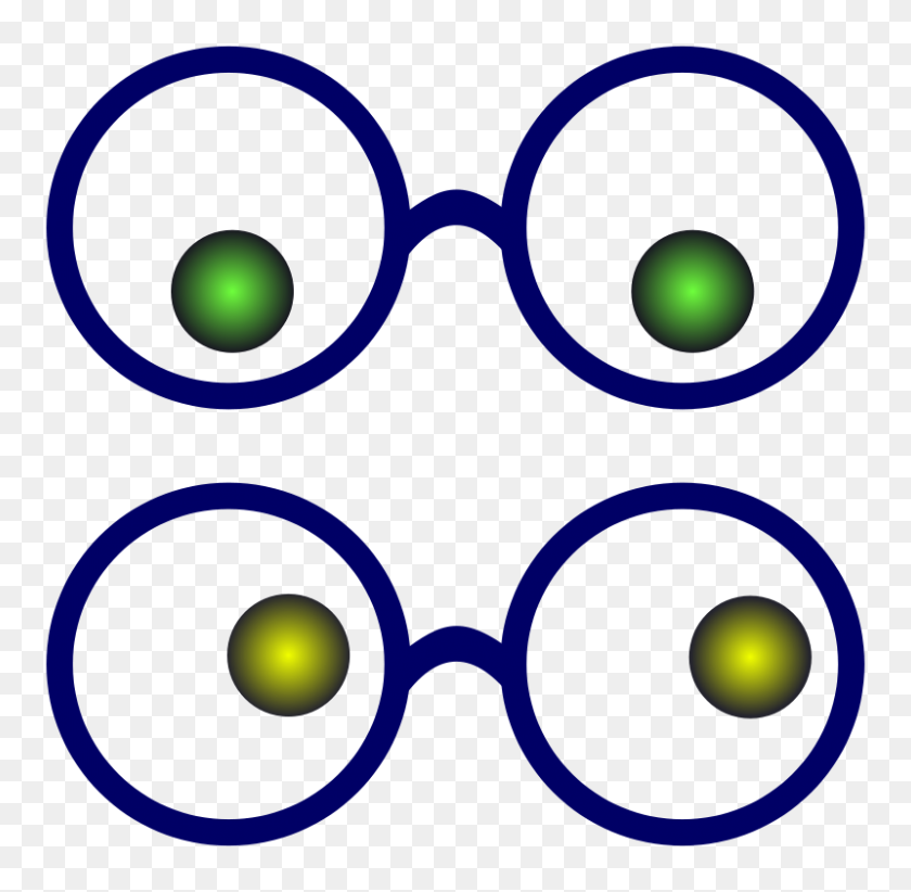 800x782 Ojos Azules Clipart Line Art - Eye Glasses Clipart
