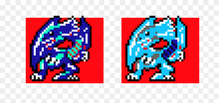 1020x440 Blue Eyes White Dragon Ples Pixel Art Maker - Blue Eyes White Dragon PNG