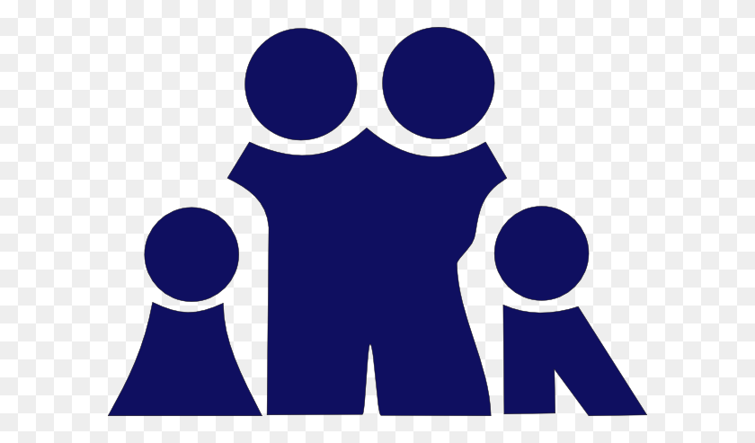 600x433 Blue Family Png, Clip Art For Web - Family Images Clip Art