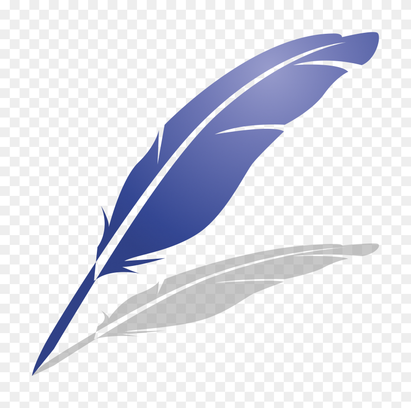 2400x2379 Blue Feather Icons Png - Feather PNG