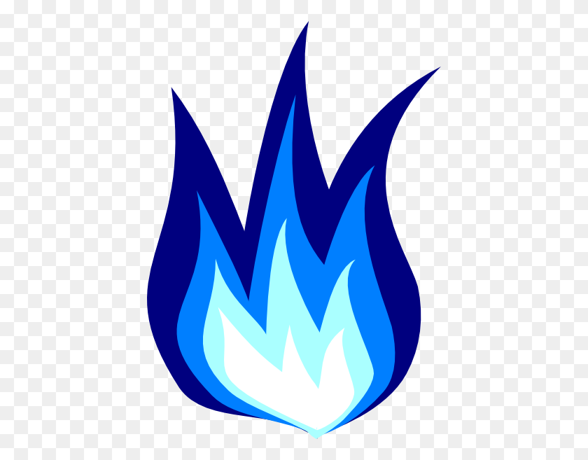 420x597 Blue Fire Clip Art - Blue Flame Clipart