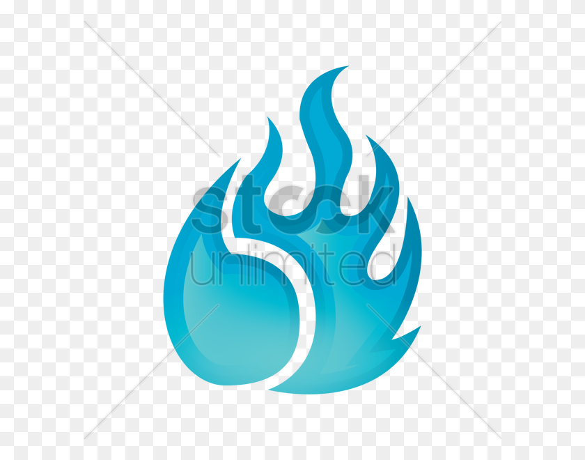 600x600 Blue Fire Flame Vector Image - Blue Fire PNG